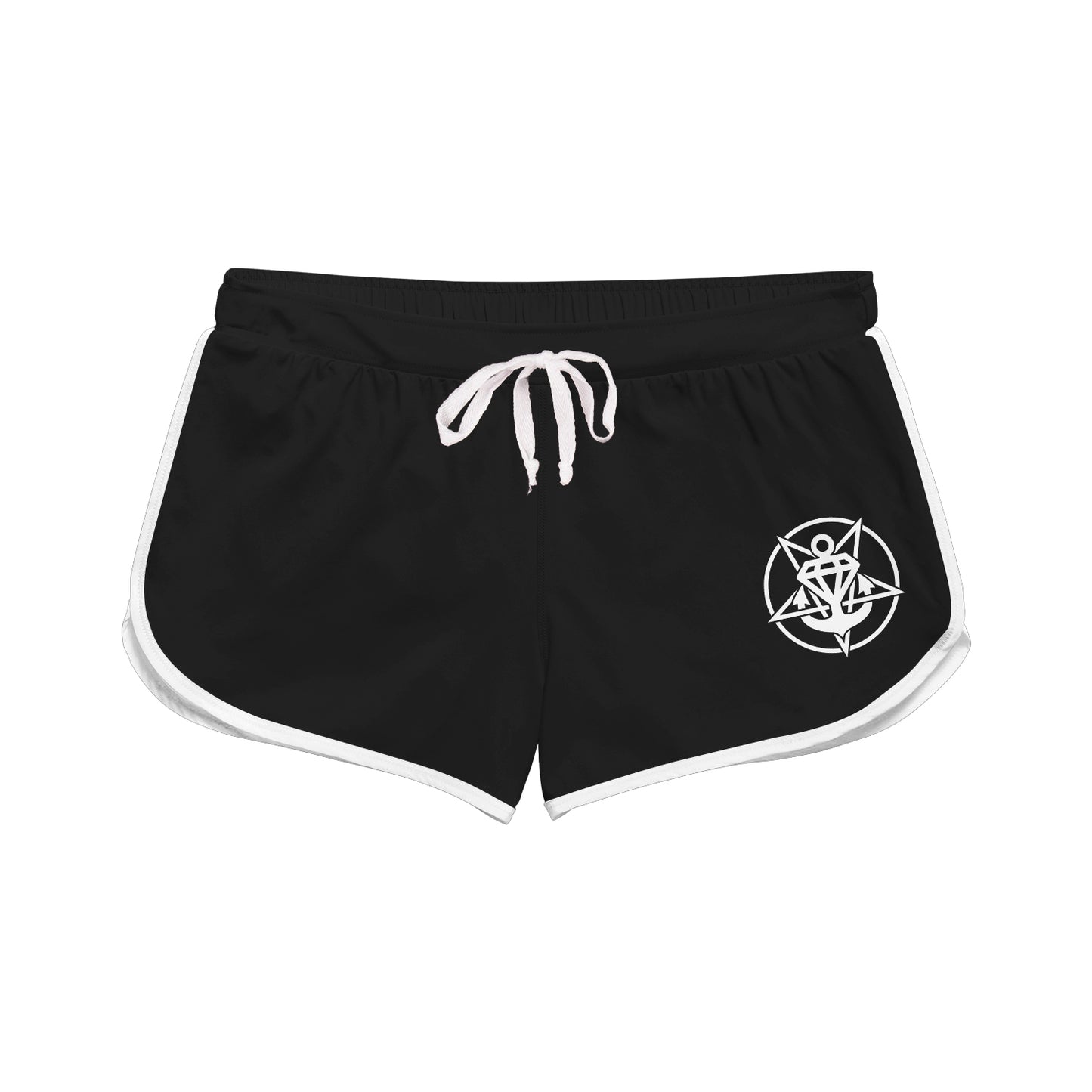Stay Thicc Black/White Booty Shorts