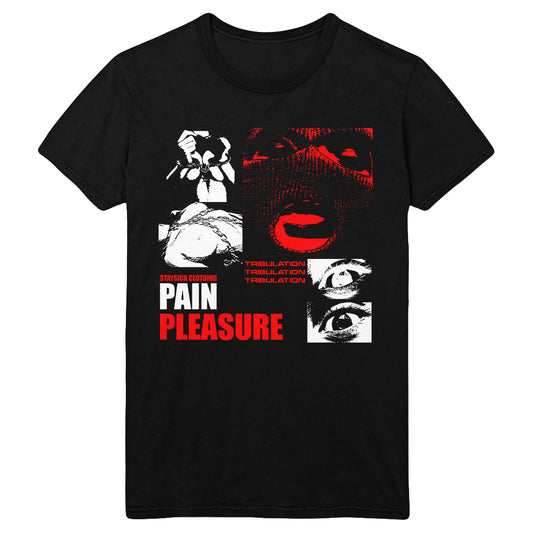 Pain Pleasure Black T-Shirt